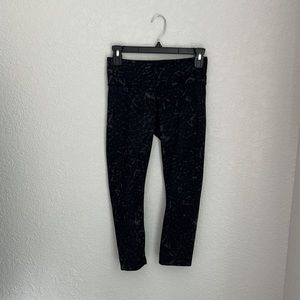 Lululemon capris. Black and gray. Size 4.